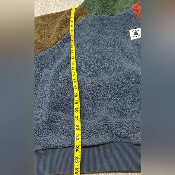 Teddy Fresh Unisex Color Block Sherpa Sweater - Picture 7 of 7